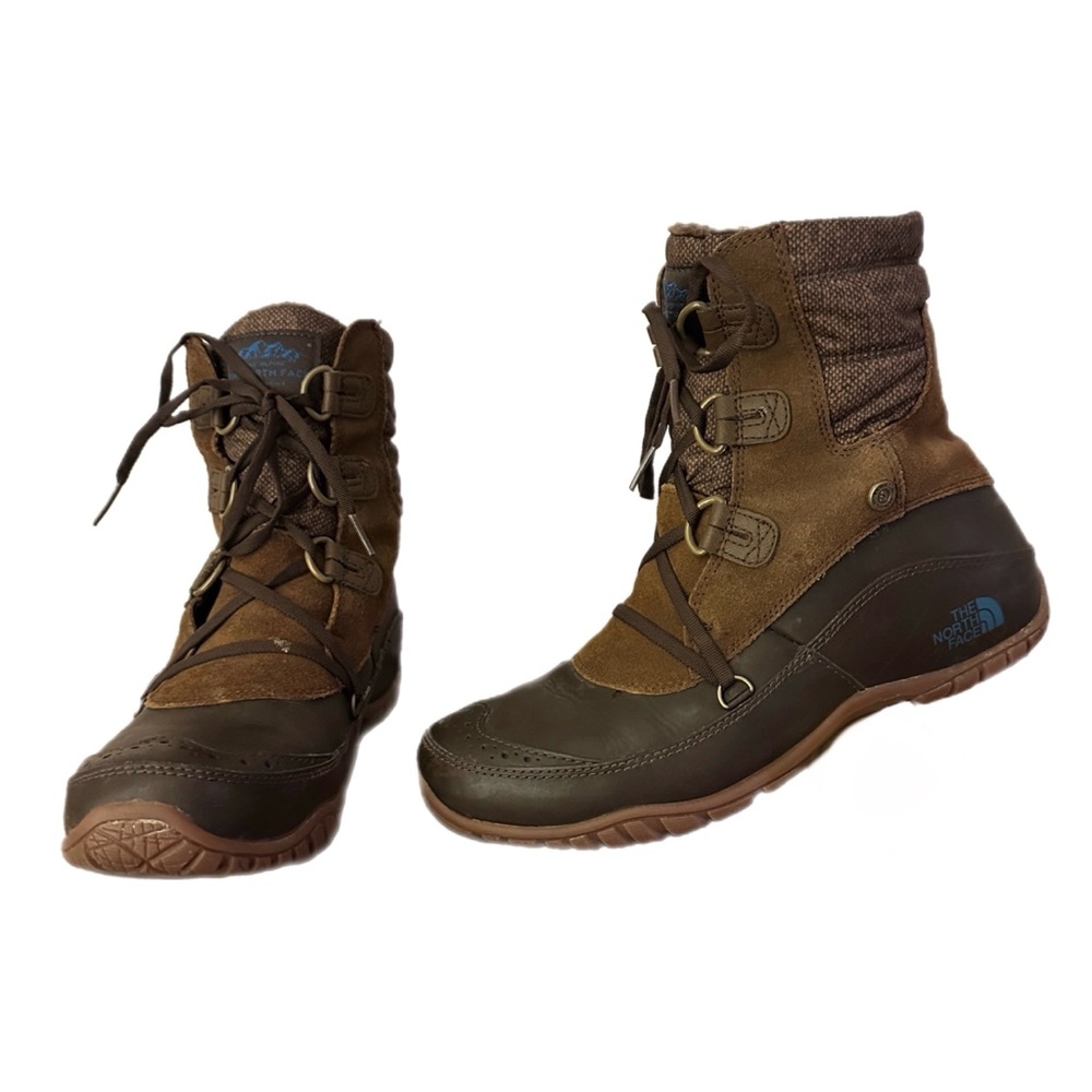 The North Face Nuptse Purna Shorty Boot Brown Women’s Size 8.5
